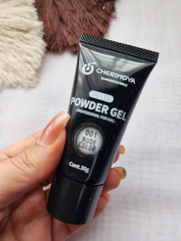 Producto - Powder Gel Cherimoya 30g Polygel 001 Nude Color