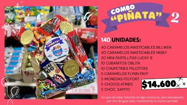 Producto - Combo PIÑATA 2 - 140 Unidades - 1