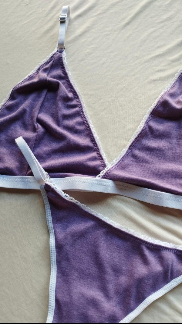 Producto - Conjunto algodón violeta