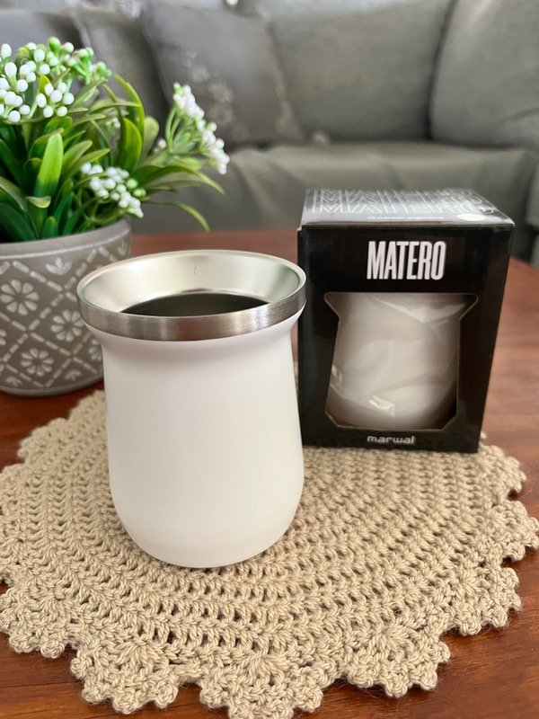 Producto - Mate de acero Blanco