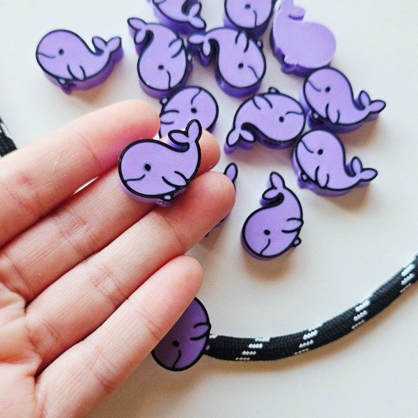 Producto - Charms 3D x 5u. Ballena BTS - 1