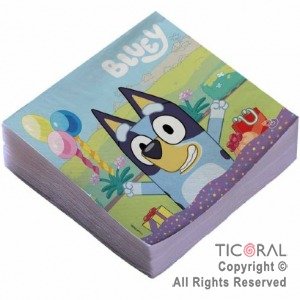 Producto - SERVILLETA PREMIUM BLUEY  X20U