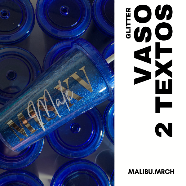 Producto - 2 textos GLITER