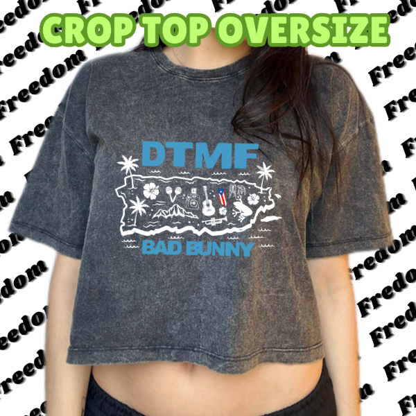 Crop top oversize DTMF- PR