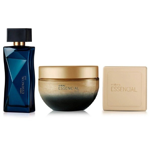 Producto - Essencial Oud femenino: perfume 100ml + crema iluminadora + jabon