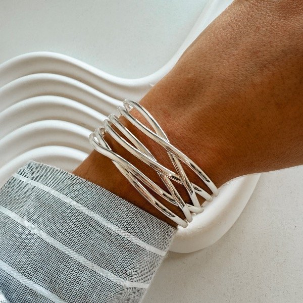 Producto - Pulsera esclava RAPUNZEL plataeda