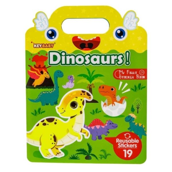 Producto - LIBRO DE STICKERS REUTILIZABLE - DINOSAURIOS