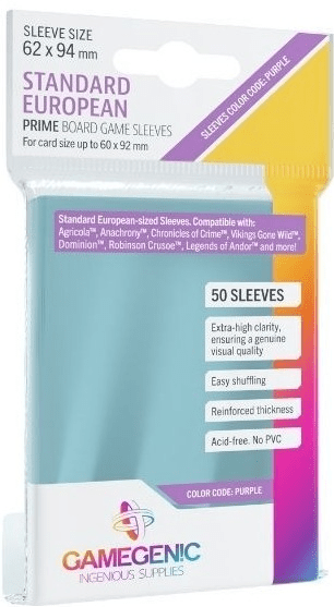 Producto - Gamegenic - Sleeves Standard European