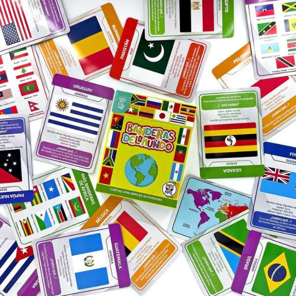 Producto - Cartas Educativas - BANDERAS DEL MUNDO - 2
