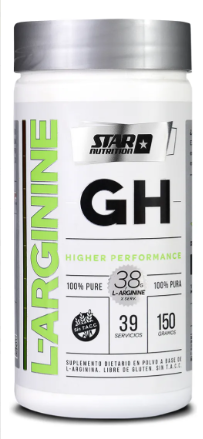Producto - L- Arginina GH Star Nutrition 150g en Polvo Sin sabor