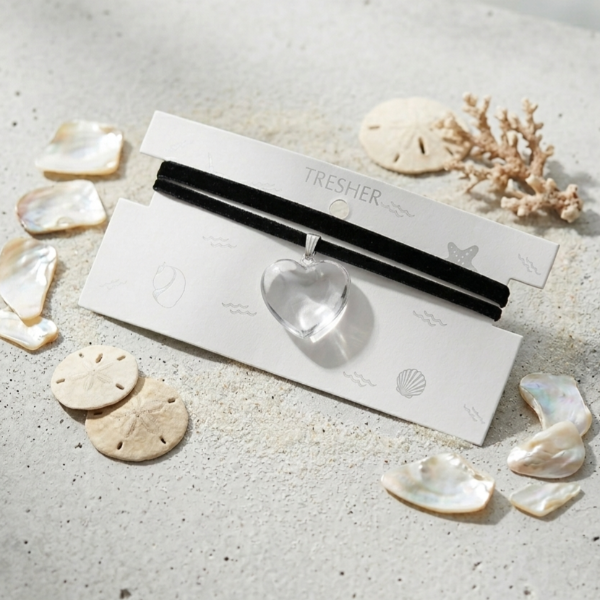 Producto - Choquer de corazón trasparente