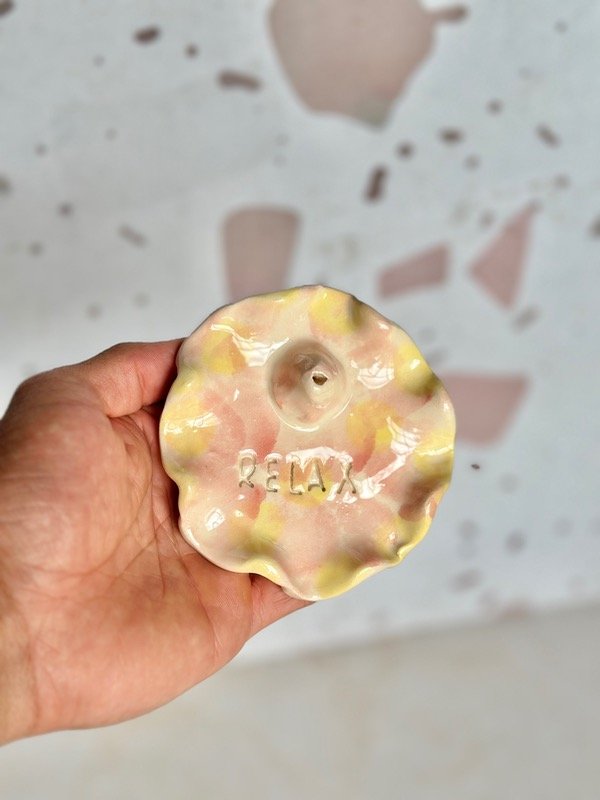 Producto - Porta sahumerios - redondos - rojo 3