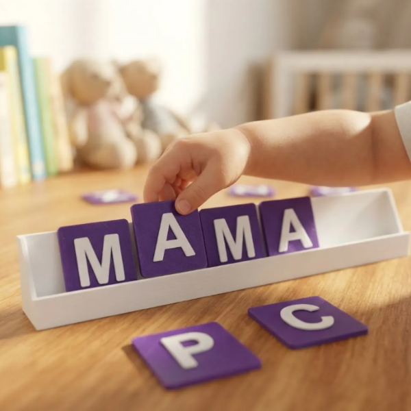 Producto - Set de letras en alto contraste con atril - 0