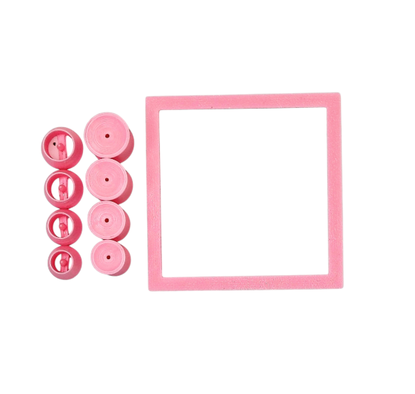 Producto - Herramienta para pegar pasantes de 4 medidas 9 partes