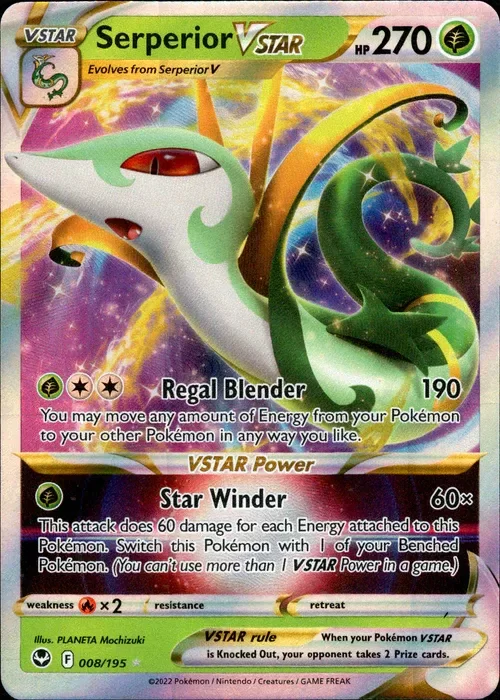 Producto - Serperior VSTAR - 008/195 - Silver Tempest