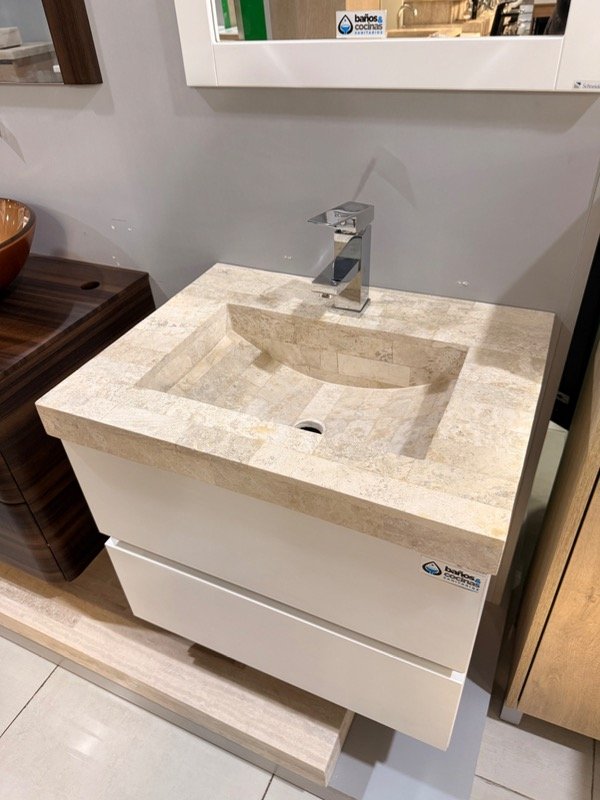 Producto - Mesada de mármol Travertino PREMIUM