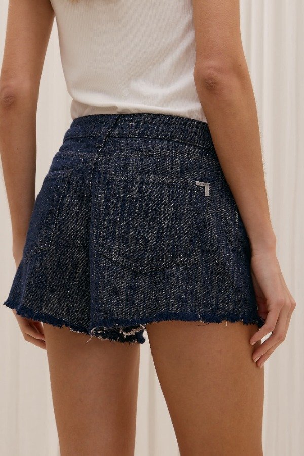 Producto - SHORT DENIM TIRO BAJO CON STRASS - 2