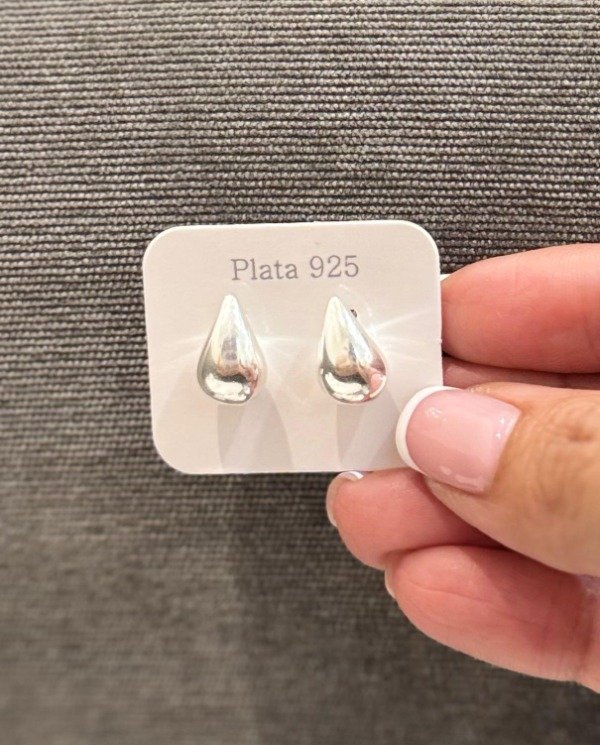 Producto - Aros gotas lisas ch