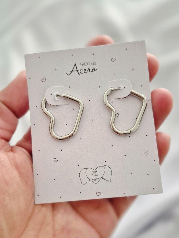 Producto - Aros Acero Valentina