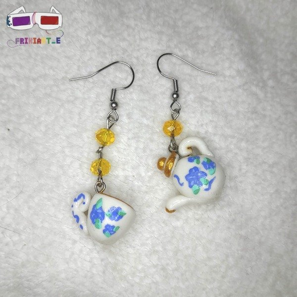 Producto - Aros Té Mary (celeste)