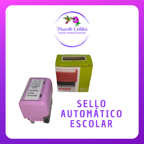 Producto - Sello Automático Personalizado (Estudiantes)