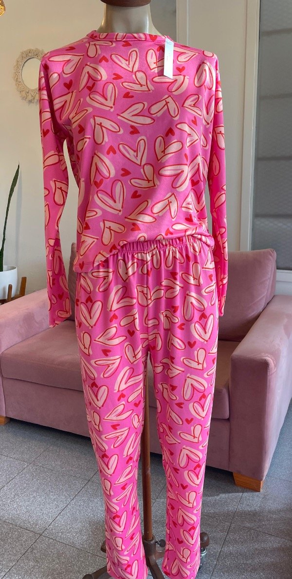 Producto - Pijama modal corazones