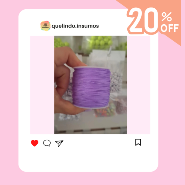 Producto - Hilo chino violeta claro