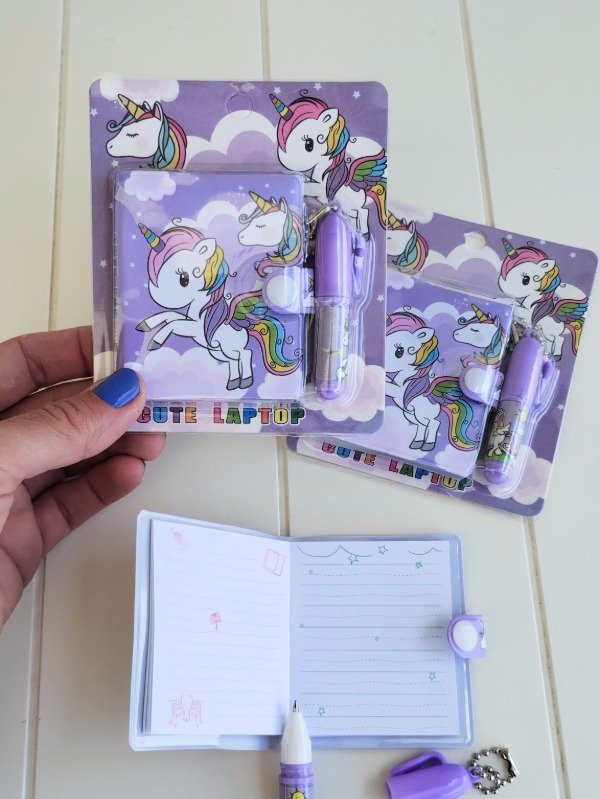 Producto - Libretita Unicornio con lapicera
