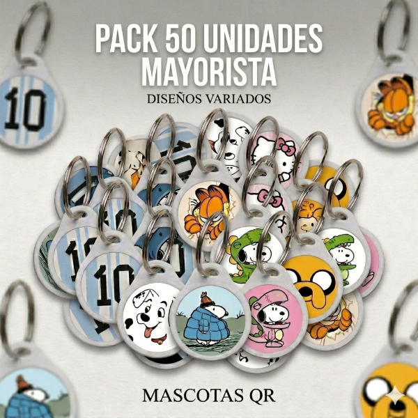 Producto - PACK MAYORISTA 50 UNIDADES - SURTIDAS