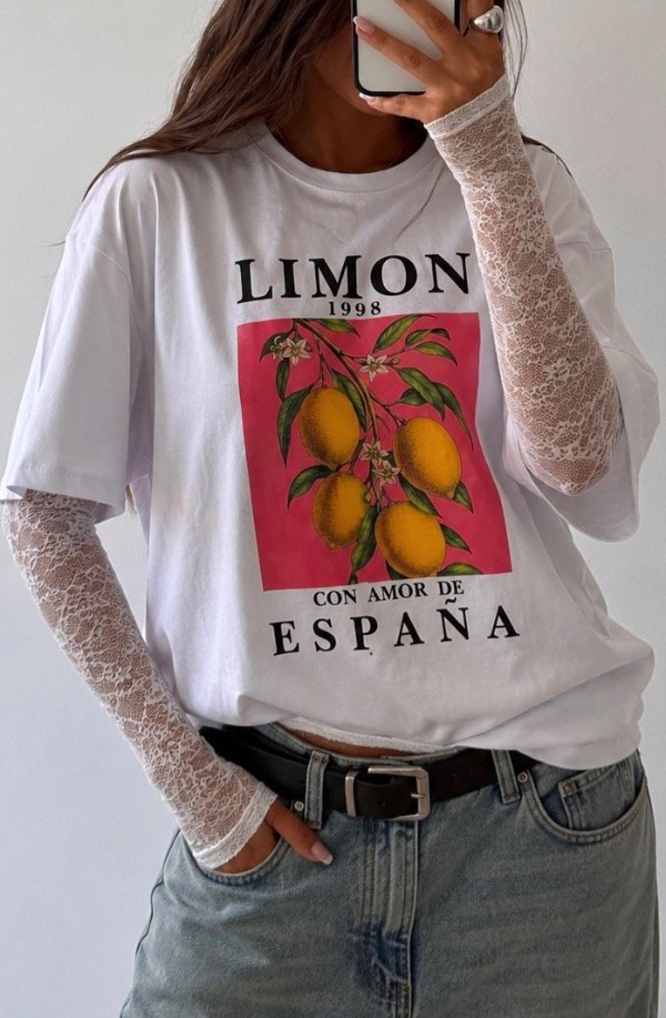 Remeron algodón oversize