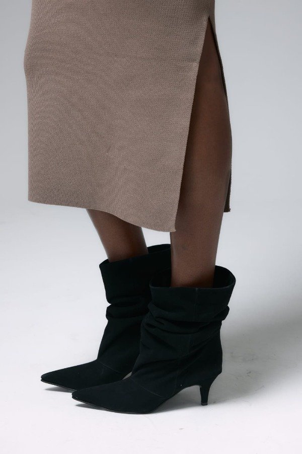 Producto - Bota Viena Gamuza Negra