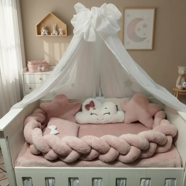 Producto - Set de Chichoneras para Cuna Dulces Sueños