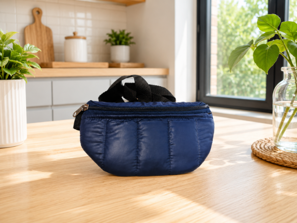 Producto - Pequeña riñonera Azul puff