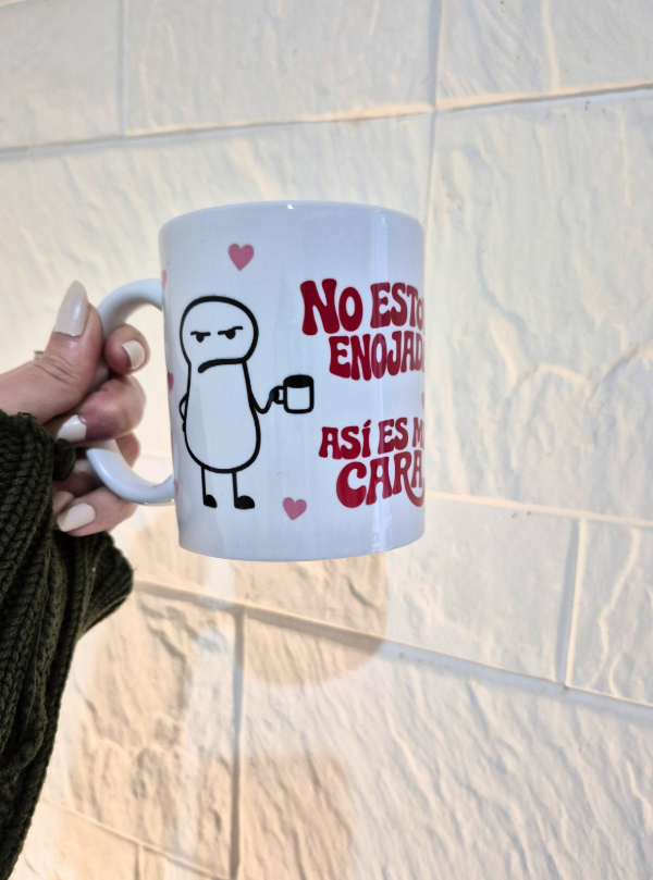 Producto - Taza - No estoy enojada, así es mi cara - 2