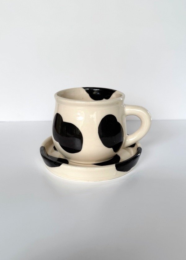 Producto - Set tacita y plato vaca