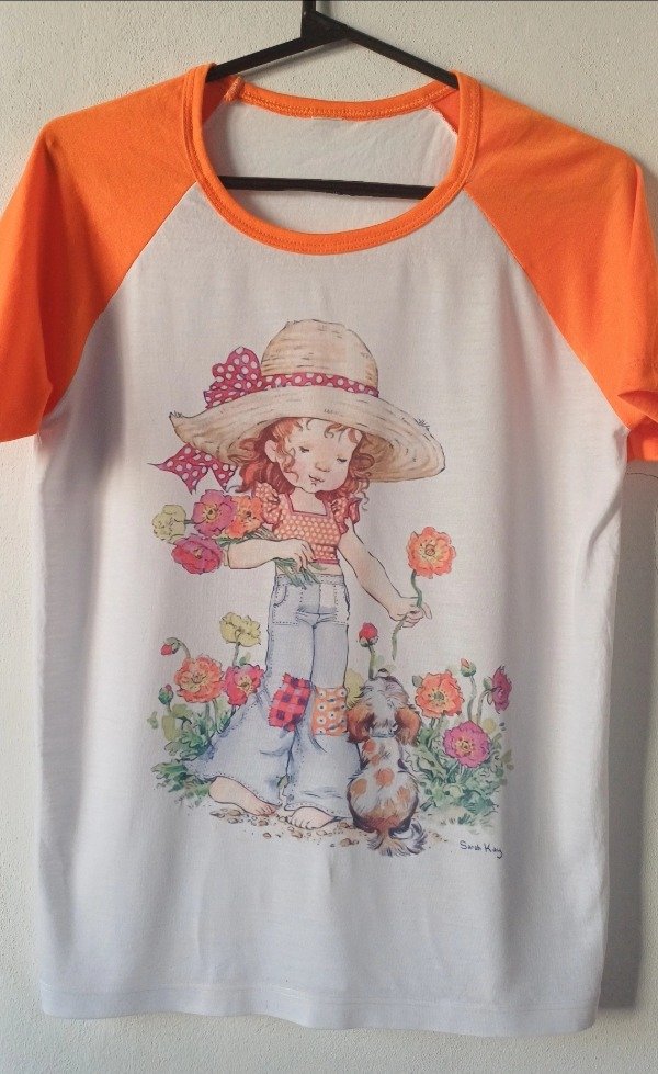 Producto - Remera Ranglan Naranja Sarah Kay