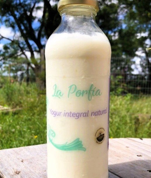 Producto - Yogur integral natural La Porfía x 500 cc