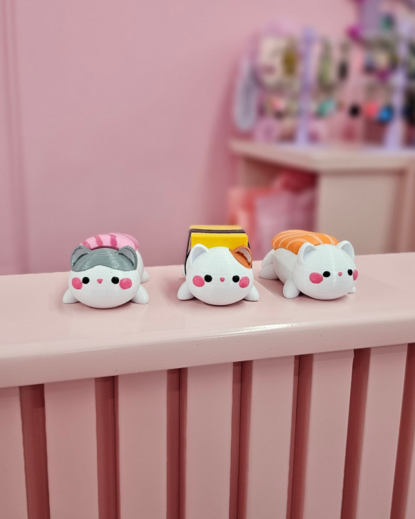 Producto - Set 3 piezas Kity Sushi 3D (Marca Fekso Store)