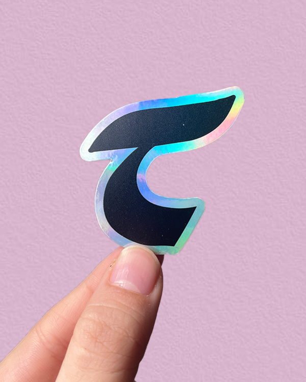 Producto - LOGO TINI HOLO - Sticker Individual Holografico Tini