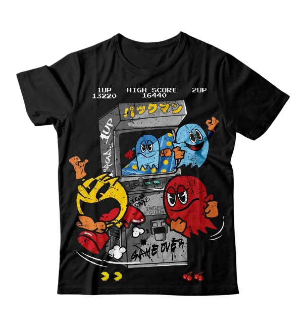 Producto - Remera Pac-Man classic video game