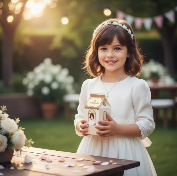 Producto - Caja Milk Box Imprimible Comunión Nena - 0