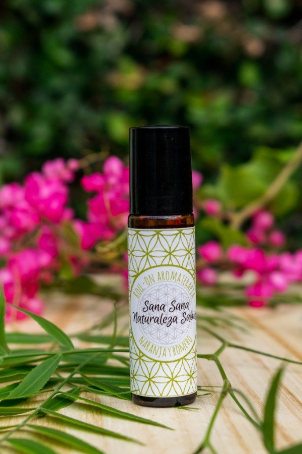 Producto - Roll-On Aromaterapia Anti-estrés Naranja y Romero.