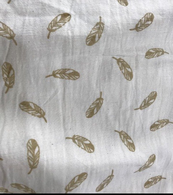 Producto - Tusor 1,50 ancho estampado PLUMAS