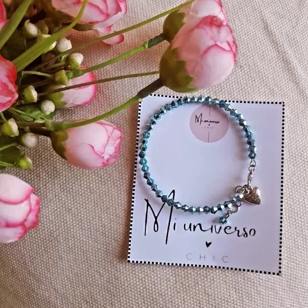 Producto - Pulsera esclava celeste