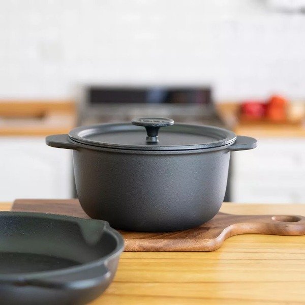 Producto - Cacerola 20 Cm Hierro Fundido Induccion Tefal Tradition