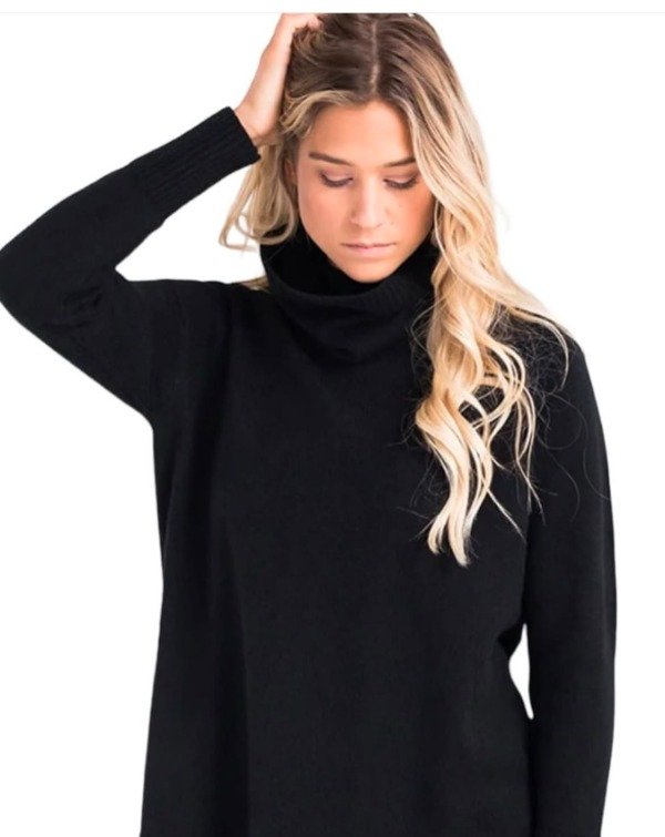 Producto - Polerones Amplios Bremer Suaves Abarcan XL-XXL Negro  -TRAN 34.000