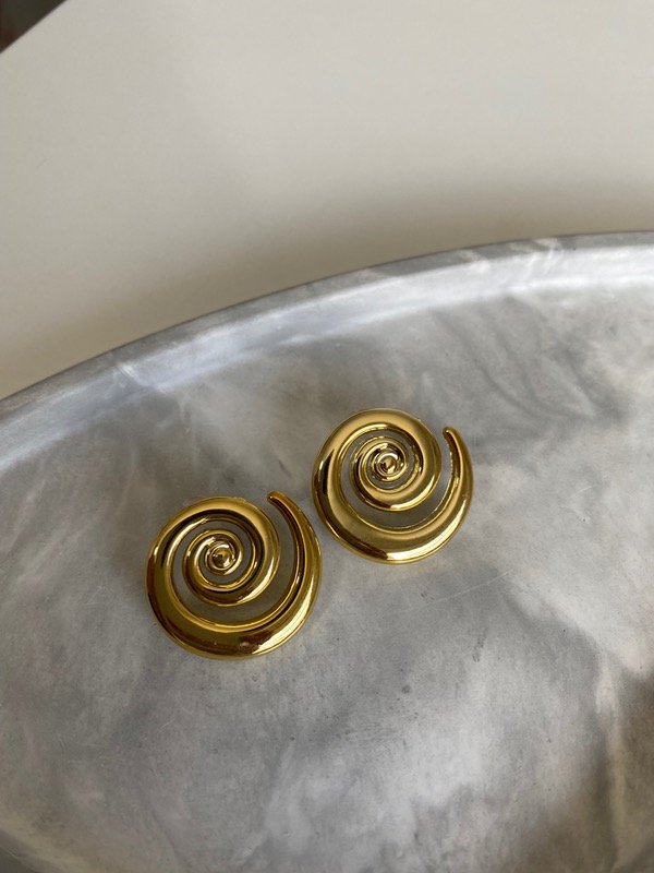 Producto - Aros Spiral dorado