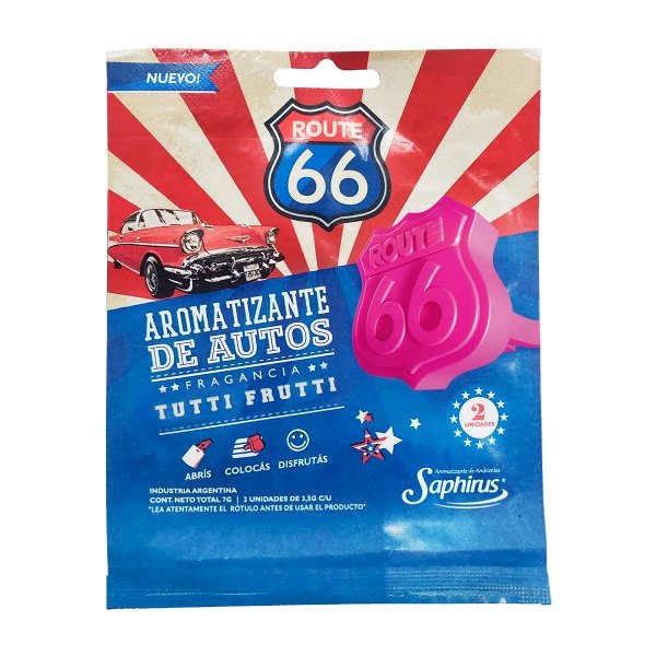Producto - Aromatizante Tutti Frutti Route 66
