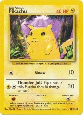 Producto - Pikachu (58/102) [Base Set Unlimited]