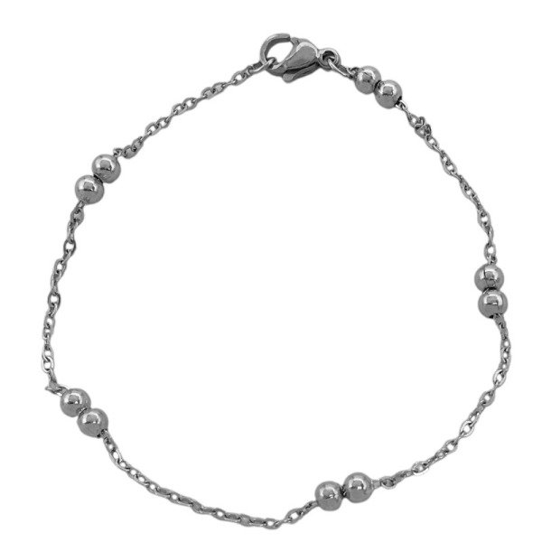 Producto - PULSERA DOBLE BOLITAS 19CM
